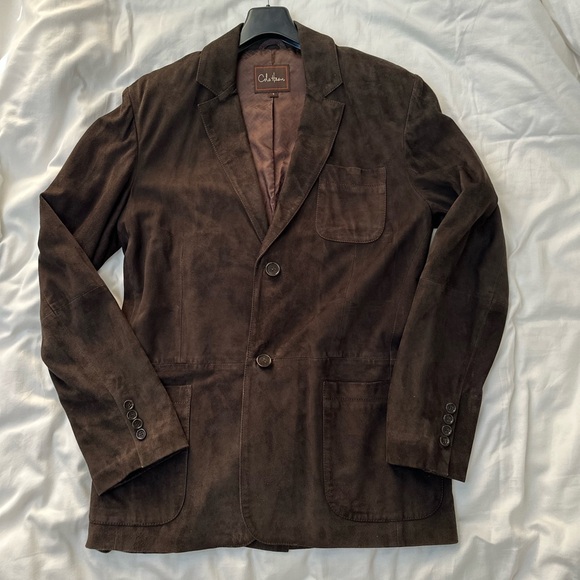 Cole Haan Men’s Suede Blazer (Size: Small) - Picture 2 of 4